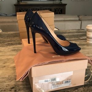 Prada Patent Leather Royal ( Navy Blue)